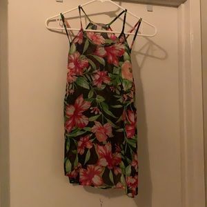 Hawaiian Flower Tank Top